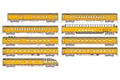 Kato N MILW Personenwagen-Set Olympian Hiawatha, Post 1955 Scheme, 9-tlg.
