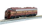 Kato N PRR Diesellok EMD E8A #5898, Tuscan Red Five Stripe [176-5314]