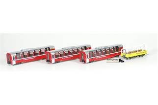 Kato N RhB Bernina-Express Wagenset 2, 4-tlg. {74057}