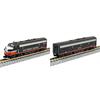 Kato N SP Diesellok-Set EMD F7 A+B-Unit, Black Widow, 2-tlg. [106-0427]