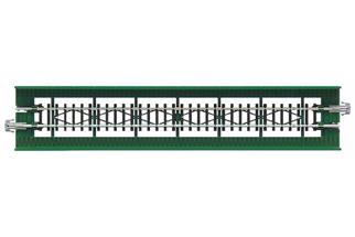 Kato N Unitrack S186T Vorflutbrücke grün 186 mm, 1-gleisig [20-451]