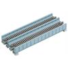 Kato N Unitrack WS186T Blechträgerbrücke hellblau 186 mm, 2-gleisig [20-455]