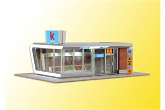 Kibri H0 Kiosk inkl. LED-Beleuchtung