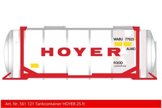 Kiss 1 25'-Tanktainer HOYER, rot