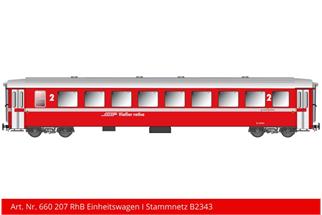 Kiss IIm (Digital) RhB Einheitswagen I B 2343, neurot