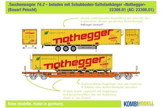 KombiModell H0 (AC) Wascosa Taschenwagen T4.2 Nothegger