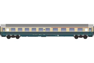 LS Models H0 (AC) DB Reisezugwagen ABvmz 227.4, 1./2. Klasse, ozeanblau/elfenbein, Ep. IVc