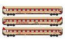 LS Models H0 (AC) TUI Reisezugwagen-Set 1, TUI FerienExpress, Ep. IV, 3-tlg.
