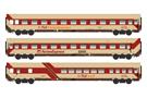 LS Models H0 (AC) TUI Reisezugwagen-Set 2, TUI FerienExpress, Ep. IV, 3-tlg.