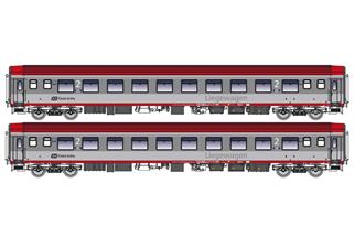 LS Models H0 CD Liegewagen-Set Bcmz 284, 2-tlg.