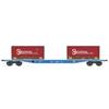 LS Models H0 DB Containertragwagen Sgss rot, Spedirail, Ep. V-VI