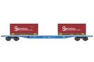 LS Models H0 DB Containertragwagen Sgss rot, Spedirail, Ep. V-VI