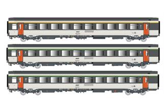 LS Models H0 (DC) SNCF Reisezug-Set 3 Le Montaigne, Ep. IV, 3-tlg.