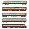 LS Models H0 (DC Sound) SBB Elektrotriebzug RAe TEE II 1051, rot/creme, Ep. IIIb, 5-tlg.