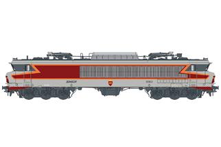 LS Models H0 (DC Sound) SNCF Elektrolok CC 6563, Arzens betongrau, Ep. IV-V