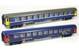 LS Models H0 SBB Liegewagen-Set UIC-Z2 Bcm, Ep. V, 2-tlg.