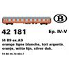 LS Models H0 SNCB Reisezugwagen I4 B9 ex A9, orange C1, 2. Klasse, Ep. IV-V