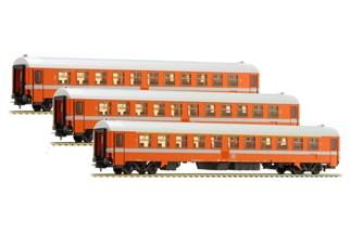 LS Models H0 SNCB Schnellzugwagen-Set I10 1.+2. Klasse, 3-tlg.