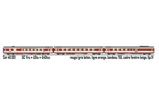 LS Models H0 SNCF Etendard-Set mit Vru, A8tu und A4Dtux