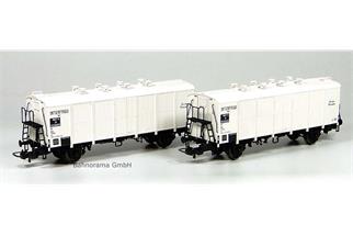 LS Models H0 SNCF Kühlwagen-Set Interfrigo weiss, 2-tlg.