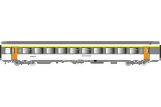 LS Models H0 SNCF Personenwagen Corail VTU A10rtu, Nouille-Logos, Ep. IV-V