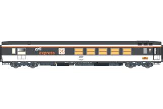 LS Models H0 SNCF Speisewagen Gril Express, Corail, Ep. IV-V