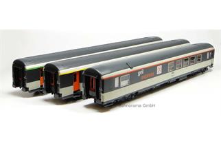 LS Models H0 SNCF Wagenset Le Montaigne GE + A10rtu + B11t, 3-tlg.