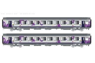 LS Models H0 SNCF Wagenset VTU, Intercités Haute-Normandie, Ep. VI, 2-tlg.