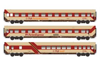 LS Models H0 TUI Reisezugwagen-Set 2, TUI FerienExpress, Ep. IV, 3-tlg.