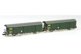 Mabar N SBB Postwagen-Set Z2 353/394, PTT grün, 2-tlg.