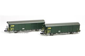 Mabar N SBB Postwagen-Set Z2 378/382, Post, grün, 2-tlg.
