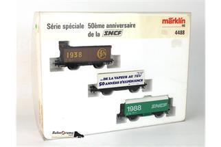 Märklin 4488 H0 SNCF Wagenset 50 Jahre SNCF, 3-tlg. *OCCASION*