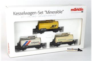 Märklin 94023 H0 DB Kesselwagen-Set Mineralöle, 3-tlg. *OCCASION*