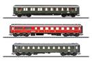 Märklin H0 (AC) DB Reisezug-Wagenset 2 D 74 Hamburg-Altona - Basel SBB, Ep. III, 3-tlg.