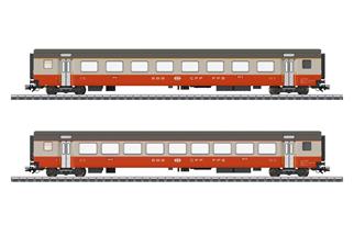 Märklin H0 (AC) SBB Schnellzugwagen-Ergänzungsset Swiss Express, Ep. IV, 2-tlg.