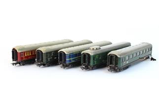 Märklin H0 Blech Schürzenwagen-Set, 5- tlg. (OCC)