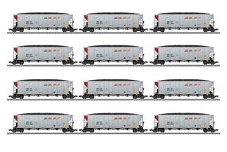 Märklin H0 BNSF Kohletransportwagen-Set Hopper Car, Ep. VI, 12-tlg.