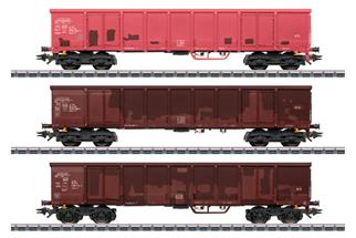 Märklin H0 DB AG Hochbordwagen-Set Eanos-x, Ep. VI, 3-tlg.