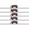 Märklin H0 DB Hochbordwagen-Set O11, Kohleladung, Ep. III, 5-tlg.