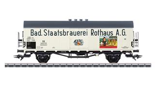 Märklin H0 DB Kühlwagen Tnoms 35, Bad. Staatsbrauerei Rothaus AG, Ep. III