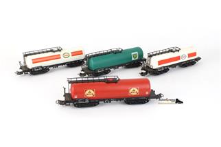 Märklin H0 Lot Kesselwagen, 4-tlg. *OCCASION*