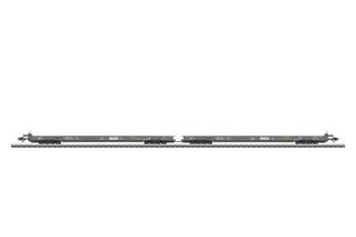 Märklin H0 RAlpin RoLa-Niederflurwagen-Set Saadkmms, Ep. VI, 2-tlg.