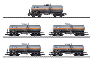Märklin H0 VTG Chlorgaskesselwagen-Set, Ep. V, 5-tlg. (MHI)