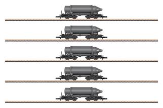 Märklin Z DB Carbid-Flaschenwagen-Set, SKW Trostbert AG, Ep. IV, 5-tlg.