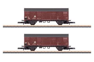 Märklin Z DBP gedecktes Güterwagen-Set, Ep. IV, 2-tlg.