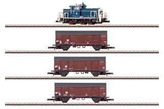 Märklin Z DBP Zugpackung BR 261 mit Güterwagen, Ep. IV, 4-tlg. (MHI)