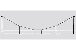 Märklin Z Querverbindung 123 mm für 5 Gleise