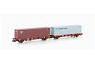 MFTrain N B-Cargo/IFB Containerwagen-Set Lgs, Ep. VI, 2-tlg.