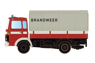 Minis N DAF 900 Pritsche/Plane, Brandweer