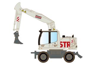 Minis N Liebherr 2-Wege-Bagger, STRABAG